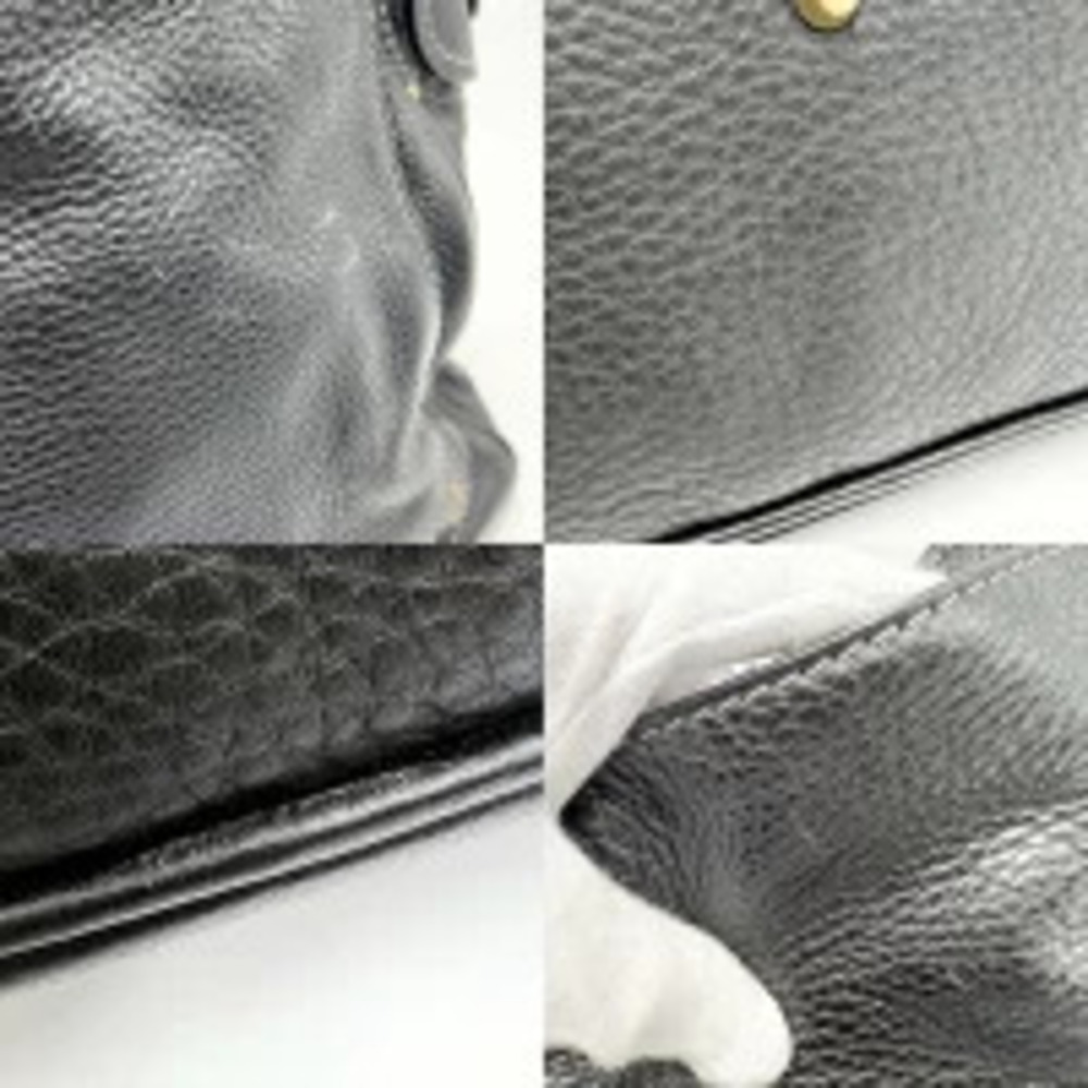 Chloe Paddington Handbag Shoulder Bag Leather Black Gold - Picture 9 of 10